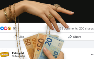 trasformare oro in denaro