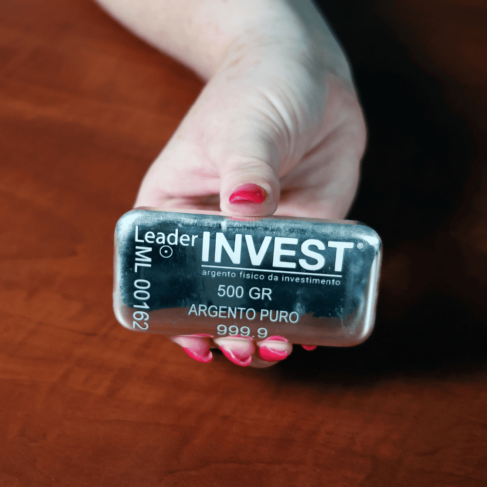 Lingotto fuso da 500 grammi - Argento 999.9‰ - immagine 3